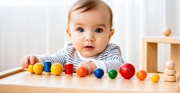 Découvrez les jouets en bois montessori pour bébés de 6 mois